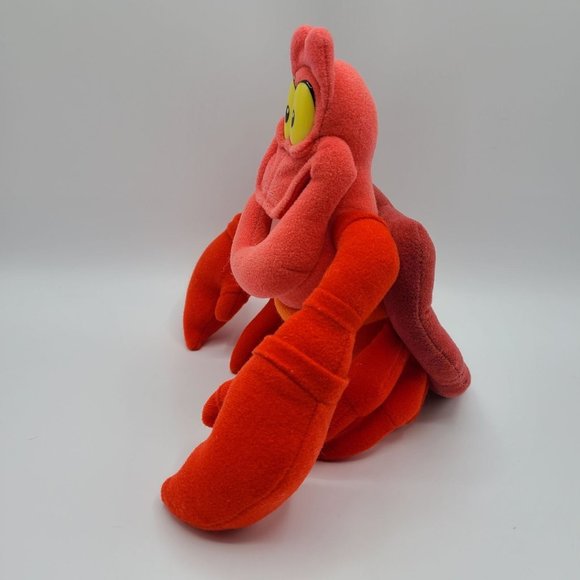 Vintage Sebastian Crab Little Mermaid Collectable Fun Stuffed Animal Adorable - Picture 2 of 5